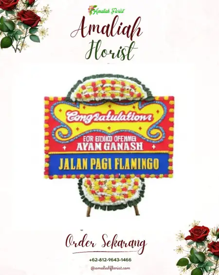 Sewa Papan Bunga Gabru